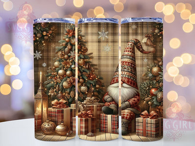 Christmas Gnomes Tumbler, Winter Holidays Wrap, 20oz Sublimation Design, Digital Download, Gnome Print, Holiday Decor, Cute Gnome Tumbler Sublimation SvggirlplusArt 