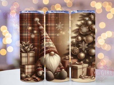Christmas Gnomes Tumbler, Winter Holidays Wrap, 20oz Sublimation Design, Digital Download, Gnome Print, Holiday Decor, Cute Gnome Tumbler Sublimation SvggirlplusArt 