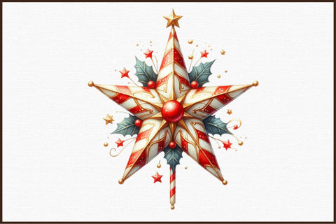 Christmas Gold Star Sublimation Clipart Sublimation designartist 