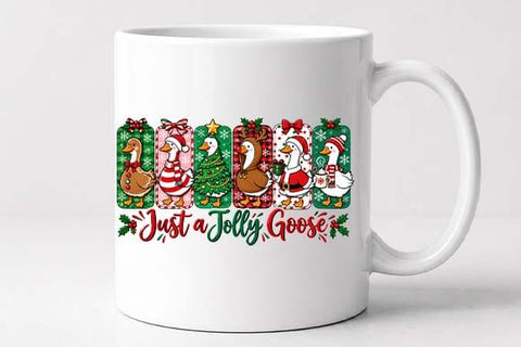 Christmas Goose Parade with Jolly Goose Quote SVG BillahCrafts 