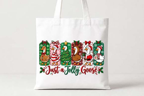 Christmas Goose Parade with Jolly Goose Quote SVG BillahCrafts 
