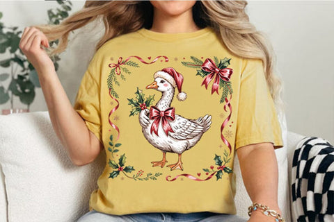 Christmas Goose Sublimation PNG Designs Sublimation shah alam 