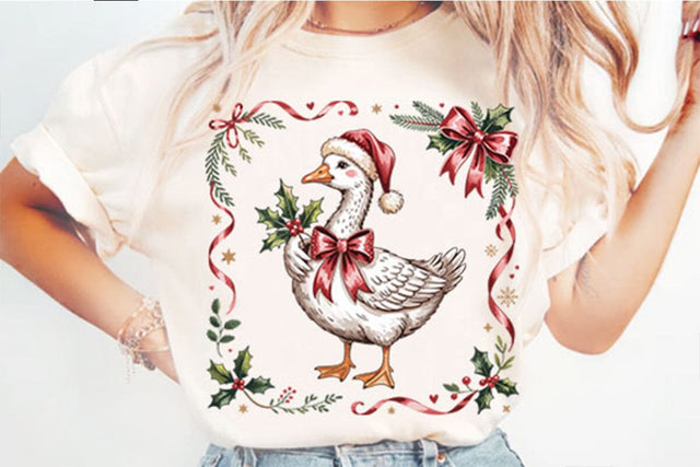 Christmas Goose Sublimation PNG Designs Sublimation shah alam 