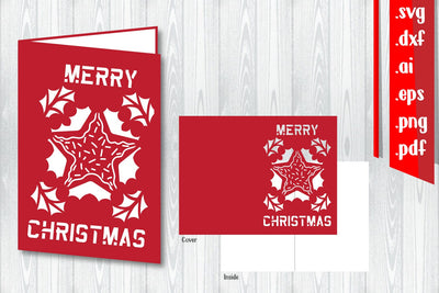 Christmas Greeting Card 3.4 SVG zafrans studio 