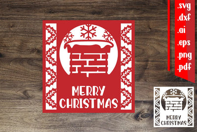 Christmas Greeting Card 4.10 SVG zafrans studio 
