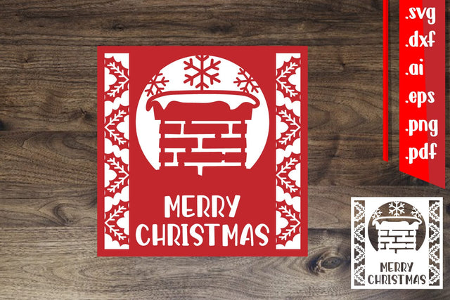 Christmas Greeting Card 4.10 SVG zafrans studio 