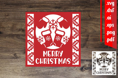 Christmas Greeting Card 4.5 SVG zafrans studio 