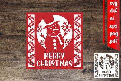 Christmas Greeting Card 4.6 SVG zafrans studio 