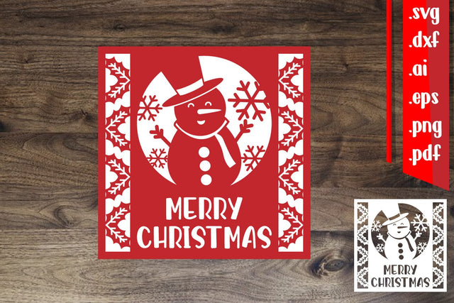 Christmas Greeting Card 4.6 SVG zafrans studio 