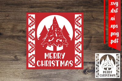 Christmas Greeting Card 4.7 SVG zafrans studio 