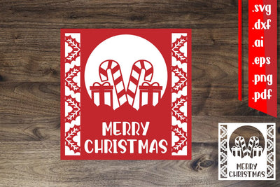 Christmas Greeting Card 4.8 SVG zafrans studio 