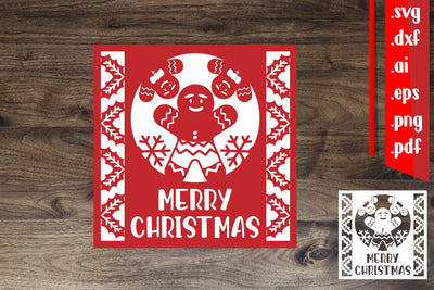 Christmas Greeting Card 4.9 SVG zafrans studio 
