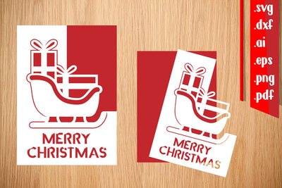 Christmas Greeting Card 5.4 SVG zafrans studio 