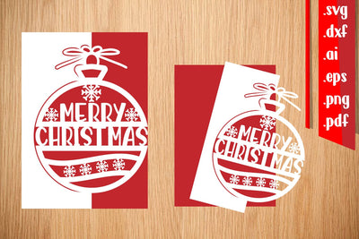 Christmas Greeting Card 5.5 SVG zafrans studio 