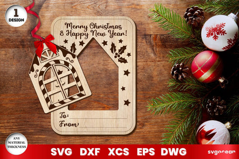 Christmas Greeting Cards Ornament SVG SvgOcean 