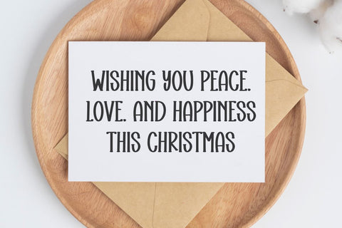 Christmas Greeting Font Masyafi Studio 