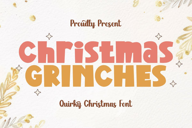 Christmas Grinches - Quirky Christmas Font Font Masyafi Studio 