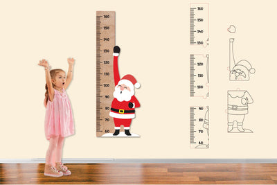 Christmas Growth Chart | Santa Growth Ruler SVG zafrans studio 
