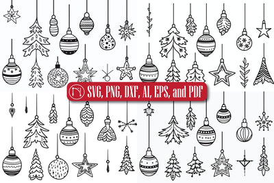 Christmas Hanging Ornaments SVG Bundle SVG MD JOYNAL ABDIN 