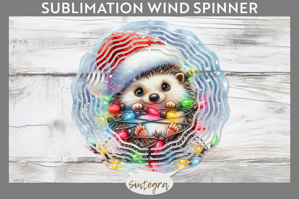 Hedgehog Wnd Spnner Sublmaton Desgn, Baby Hedgehog Wndspnner PNG For Sublmaton