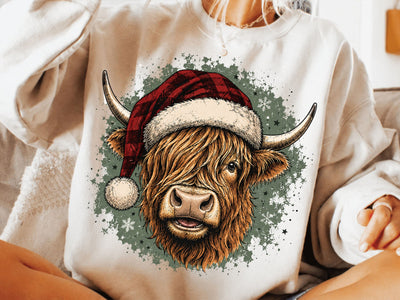 Christmas heifer PNG, Christmas shirt design SVG DesignDestine 