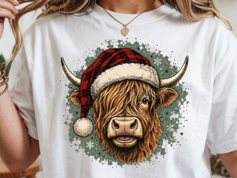Christmas heifer PNG, Christmas shirt design SVG DesignDestine 