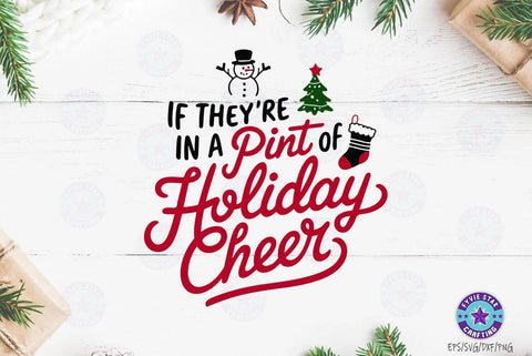 Christmas holiday cheer SVG , Christmas Quote T shirt Design, Christmas Illustration SVG FiveStarCrafting 