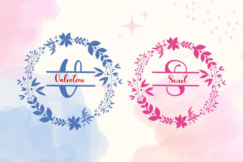 Christmas Holiday Monogram Font Prasetya Letter 