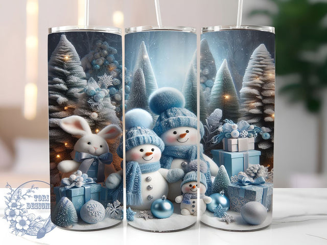 Christmas Holiday Snowman Tumbler, Holiday Snowman Wrap, Snowman Sublimation Design, 20oz Christmas Tumbler, Festive Snowman Art, Whimsical Winter Mug, Cute Holiday Cup Sublimation ToriDesigns 