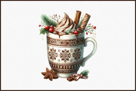 Christmas Hot Chocolate Collection Sublimation designartist 