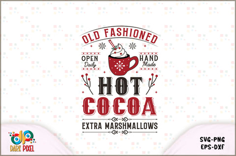 Christmas Hot Cocoa Sign SVG Bundle SVG Shetara Begum 