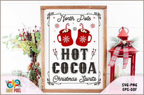Christmas Hot Cocoa Sign SVG Bundle SVG Shetara Begum 