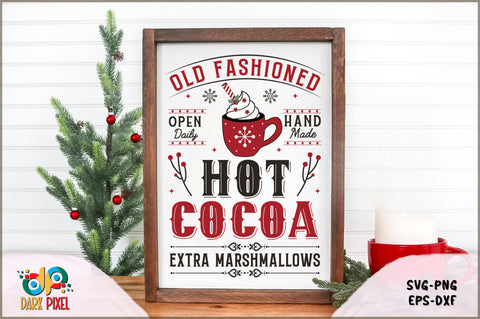 Christmas Hot Cocoa Sign SVG Bundle SVG Shetara Begum 