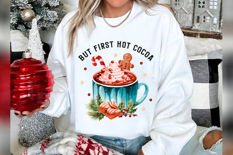 Christmas Hot Cocoa Sublimation Clipart Bundle SVG Shetara Begum 