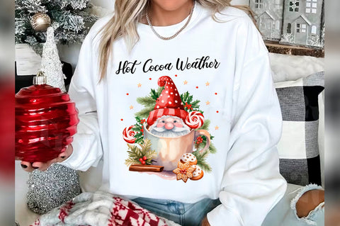 Christmas Hot Cocoa Sublimation Clipart Bundle SVG Shetara Begum 