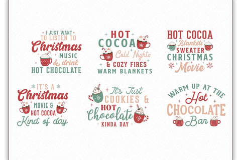 Christmas Hot Cocoa SVG Bundle SVG Shetara Begum 