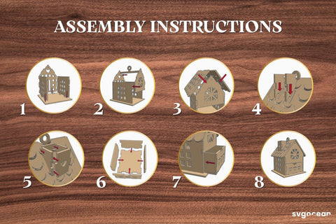 Christmas House Gift Box SVG SVG SvgOcean 