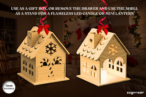Christmas Houses Gift Box Bundle SVG SvgOcean 