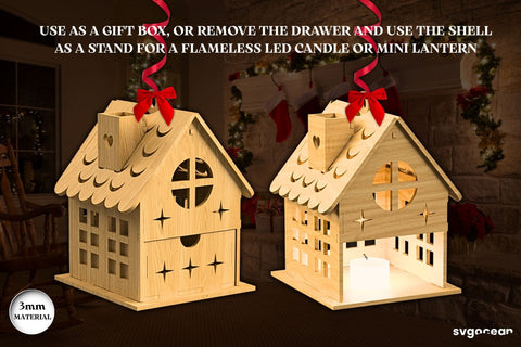 Christmas Houses Gift Box Bundle SVG SvgOcean 