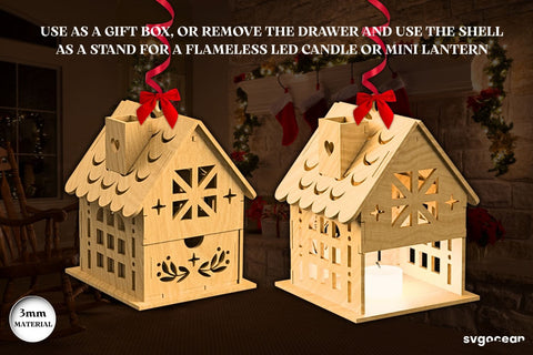 Christmas Houses Gift Box Bundle SVG SvgOcean 