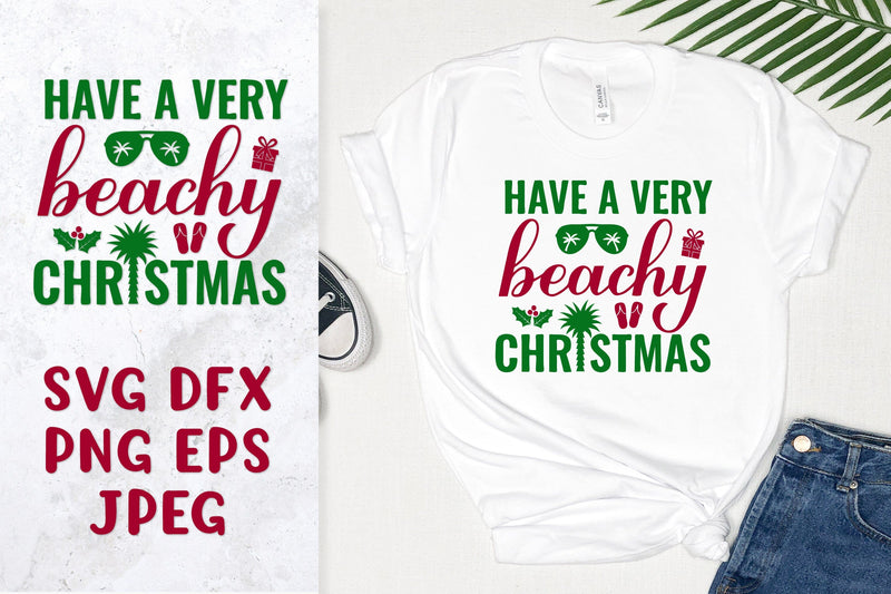 Christmas in July quote SVG. Beachy Christmas shirt design SVG LaBelezoka 