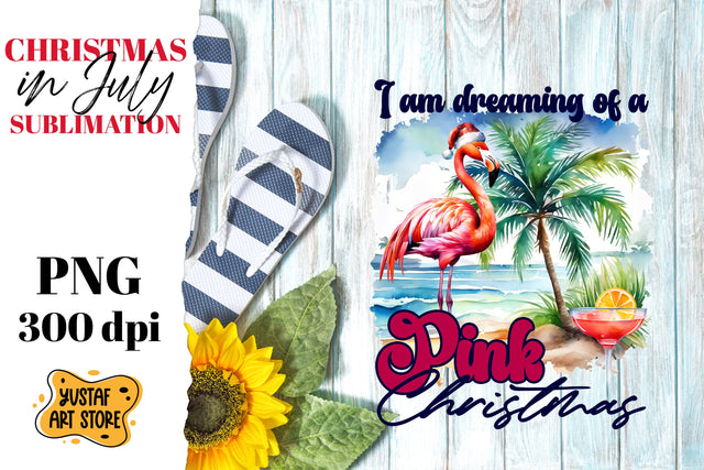 Christmas in July sublimation.Christmas Flamingo sublimation Sublimation Yustaf Art Store 