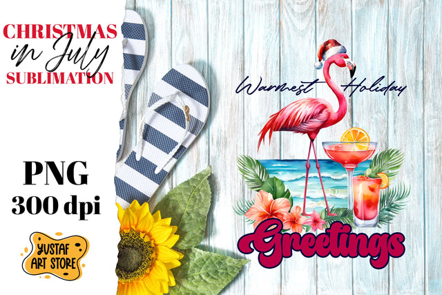 Christmas in July sublimation.Christmas Flamingo sublimation Sublimation Yustaf Art Store 