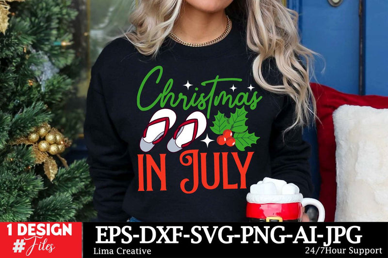 Christmas In July SVG Cut File SVG Insomnia Std 