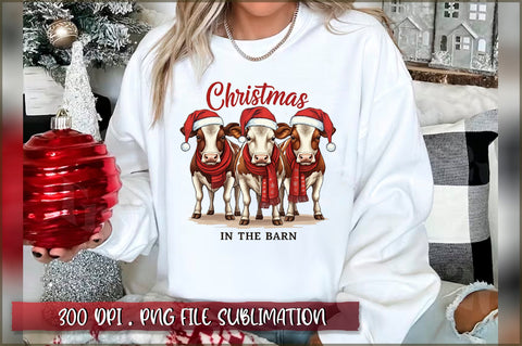 Christmas in the barn Sublimation Sublimation Shetara Begum 