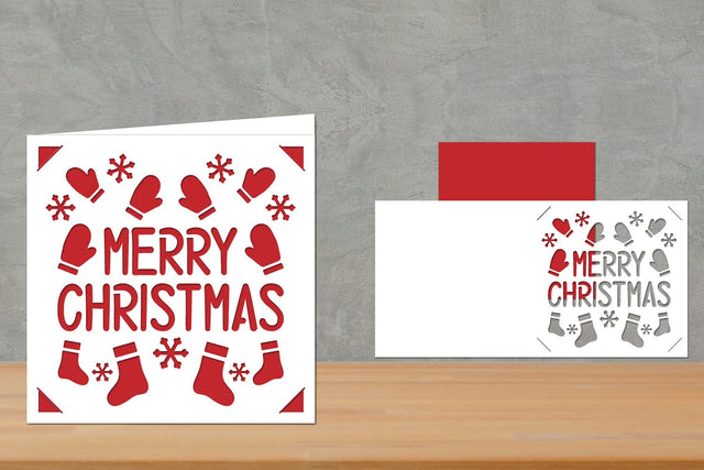 Christmas Insert Card, Christmas Card, Christmas Greeting Card SVG zafrans studio 