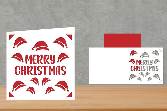 Christmas Insert Card, Christmas Card, Christmas Greeting Card SVG zafrans studio 