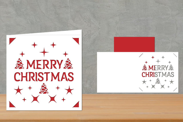 Christmas Insert Card, Christmas Card, Christmas Greeting Card SVG zafrans studio 