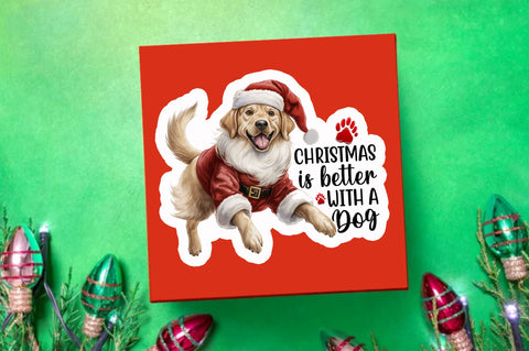 Christmas is better Sticker Design Sublimation Regulrcrative 
