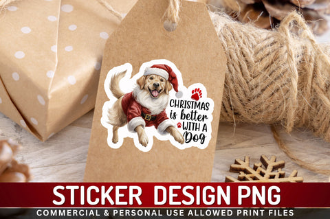 Christmas is better Sticker Design Sublimation Regulrcrative 